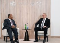 Президент Ильхам Алиев встретился с премьер-министром Демократической Республики Сан-Томе и Принсипи (ФОТО/ВИДЕО)