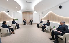 Президент Ильхам Алиев встретился с премьер-министром Демократической Республики Сан-Томе и Принсипи (ФОТО/ВИДЕО)