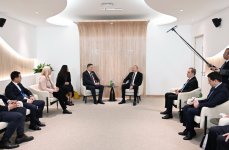 Президент Ильхам Алиев встретился с Председателем и членом Президиума Боснии и Герцеговины (ФОТО/ВИДЕО)