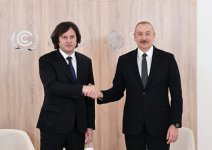 President Ilham Aliyev meets with Prime Minister of Georgia (PHOTO/VIDEO)