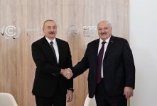 Президент Ильхам Алиев встретился с Президентом Беларуси (ФОТО/ВИДЕО)