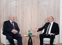 Президент Ильхам Алиев встретился с Президентом Беларуси (ФОТО/ВИДЕО)