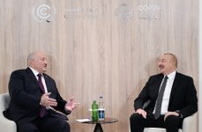 Президент Ильхам Алиев встретился с Президентом Беларуси (ФОТО/ВИДЕО)
