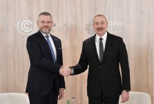 Президент Ильхам Алиев встретился с Президентом Словакии (ФОТО/ВИДЕО)