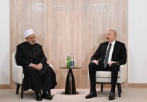 Президент Ильхам Алиев встретился с шейхом Аль-Азхар аш-Шарифа (ФОТО/ВИДЕО)