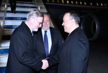 Премьер-министр Чехии прибыл с визитом в Азербайджан (ФОТО)