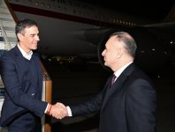 President of Government of Spain arrives in Azerbaijan to attend COP29 (PHOTO)