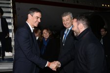 President of Government of Spain arrives in Azerbaijan to attend COP29 (PHOTO)