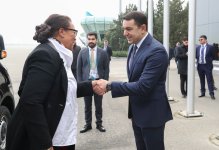 Генсек Содружества наций прибыла с визитом в Азербайджан для участия в COP29 (ФОТО)