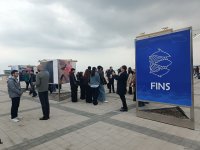 На Бакинском бульваре в рамках COP29 открылась экспозиция по защите морских видов (ФОТО)