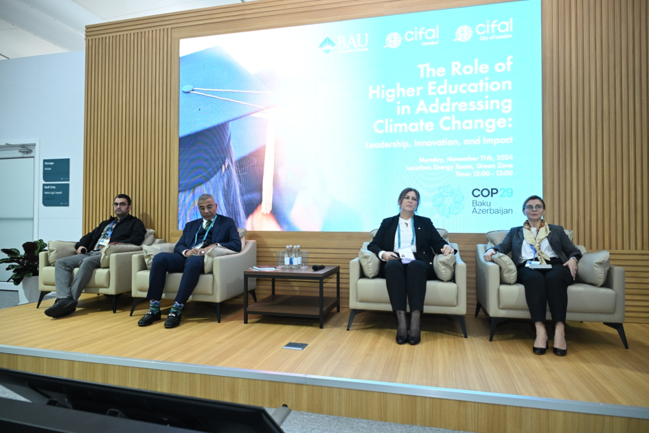 Azerbaijani Baku hosts panel session on higher education role in addressing climate change