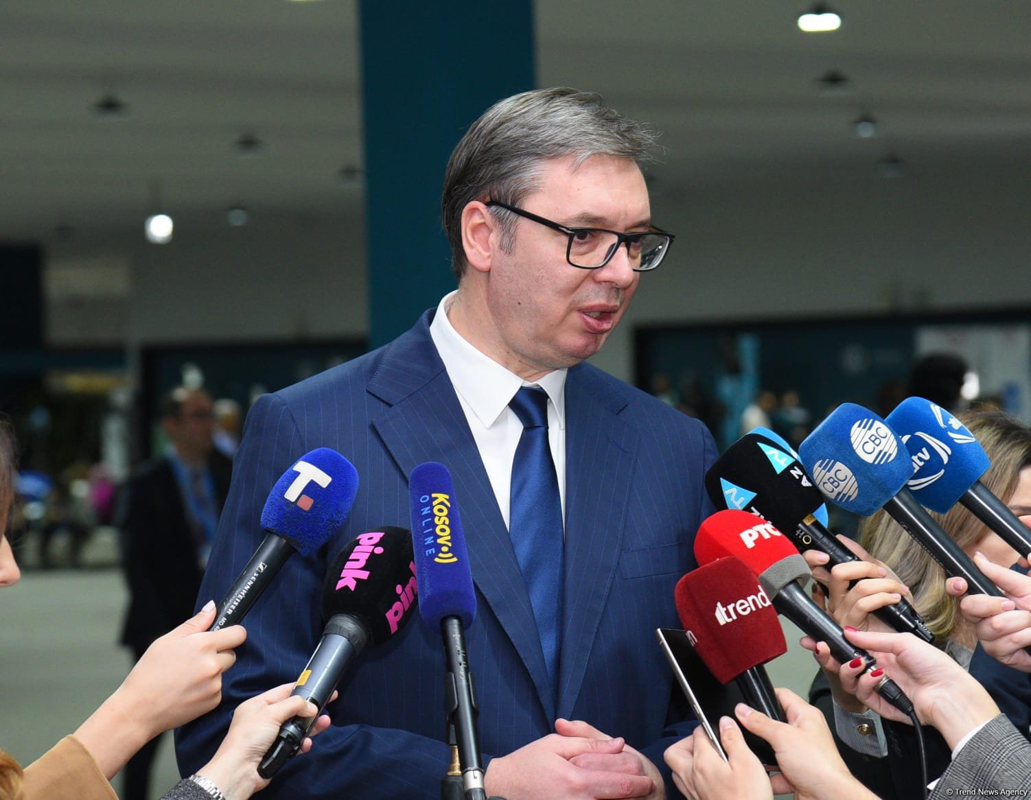 Выражаю глубокую благодарность Президенту Азербайджана Ильхаму Алиеву - Александар Вучич