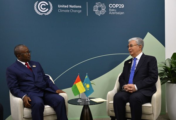 Kazakhstan striving to strengthen ties with Guinea-Bissau - Tokayev at COP29 (PHOTO)