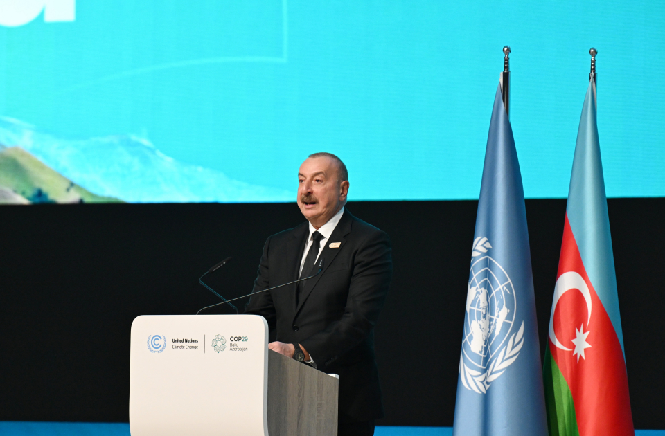 В Баку состоялась церемония открытия Саммита лидеров COP29, Президент Ильхам Алиев выступил на мероприятии (ВИДЕО/ФОТО)