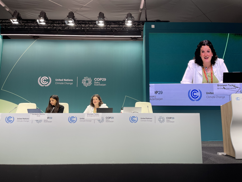 На COP29 в Баку обсуждена тема изменения тенденции воздействия добычи нефти на окружающую среду