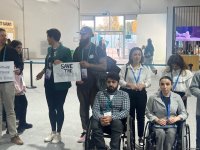 На COP29 состоялась акция протеста против глубоководной добычи и охоты на китов в Норвегии (ФОТО/ВИДЕО)