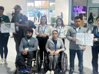 На COP29 состоялась акция протеста против глубоководной добычи и охоты на китов в Норвегии (ФОТО/ВИДЕО)