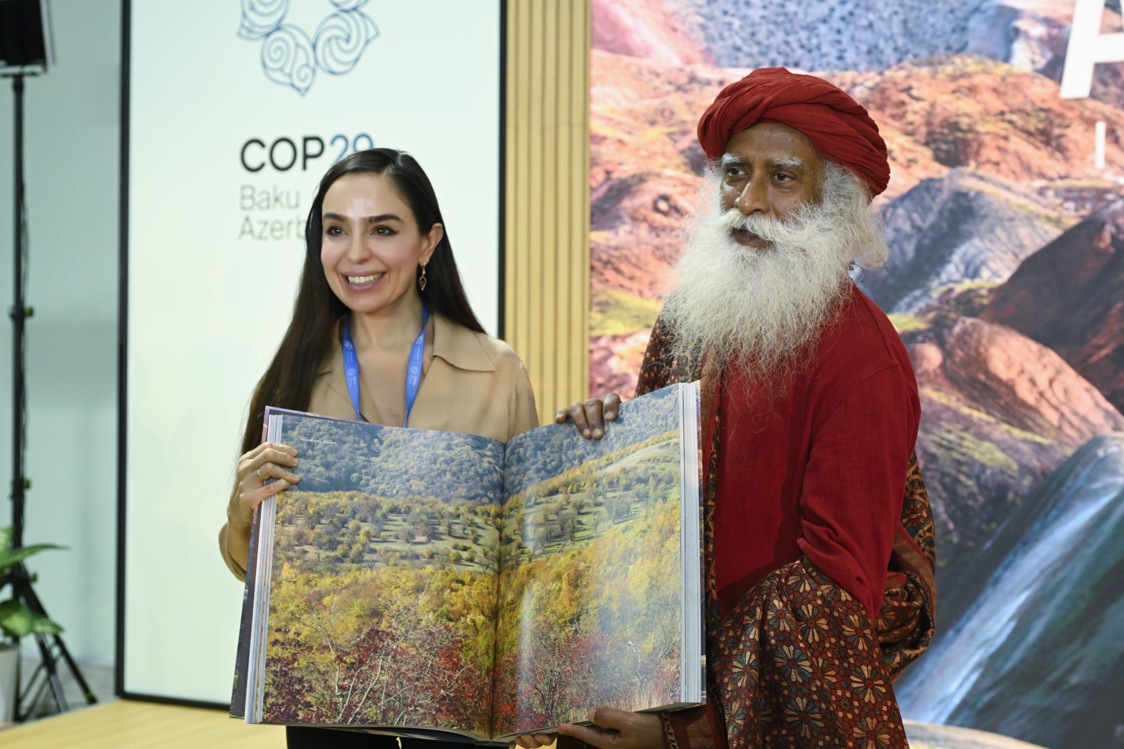 Heydar Aliyev Foundation’s “Azerbaijan. Inspired by Nature” publication presented on the sidelines of COP29 (PHOTO/VIDEO)