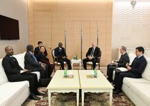 President Ilham Aliyev meets with Vice-President of Gabon (PHOTO/VIDEO)