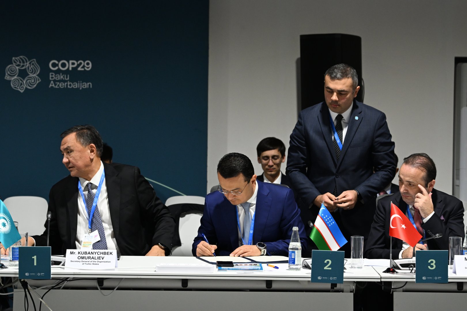 COP29 hosts signing statement on "OTS Partnership for Climate, Innovation, Green Economy and Trade" (PHOTO)
