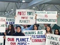 В рамках COP29 прошла акция в знак протеста против нетерпимого отношения к мигрантам в Европе  (ФОТО/ВИДЕО)