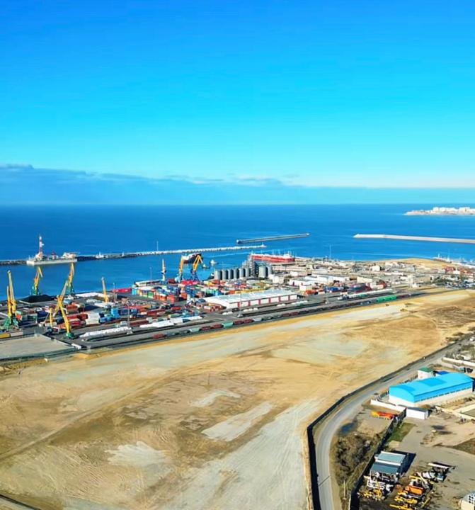 China, Kazakhstan construct container hub on Kazakhstan's Caspian coast