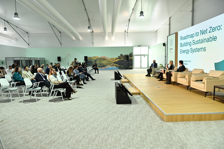 В рамках COP29 прошло мероприятие "Карта чистого нуля: построение устойчивой энергетической системы" (ФОТО)