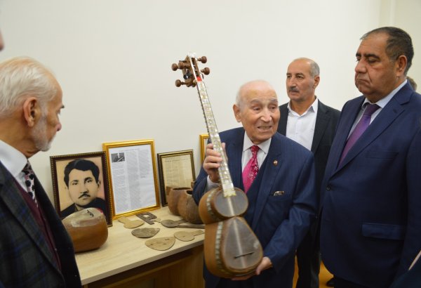 Деятели культуры во главе с корифеем национального искусства Рамизом Гулиевым провели мастер-классы в Балакене (ФОТО)