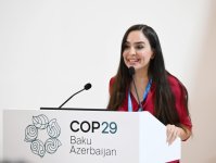 Вице-президент Фонда Гейдара Алиева Лейла Алиева приняла участие в дискуссиях круглого стола по охране Каспийского моря (ФОТО)