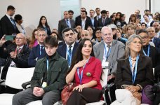 Вице-президент Фонда Гейдара Алиева Лейла Алиева приняла участие в дискуссиях круглого стола по охране Каспийского моря (ФОТО)