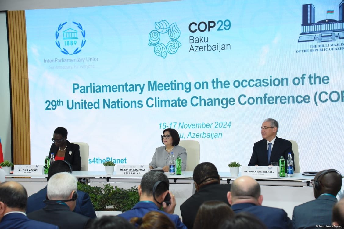 В Баку состоялось открытие Парламентской встречи в рамках COP29 (ФОТО)