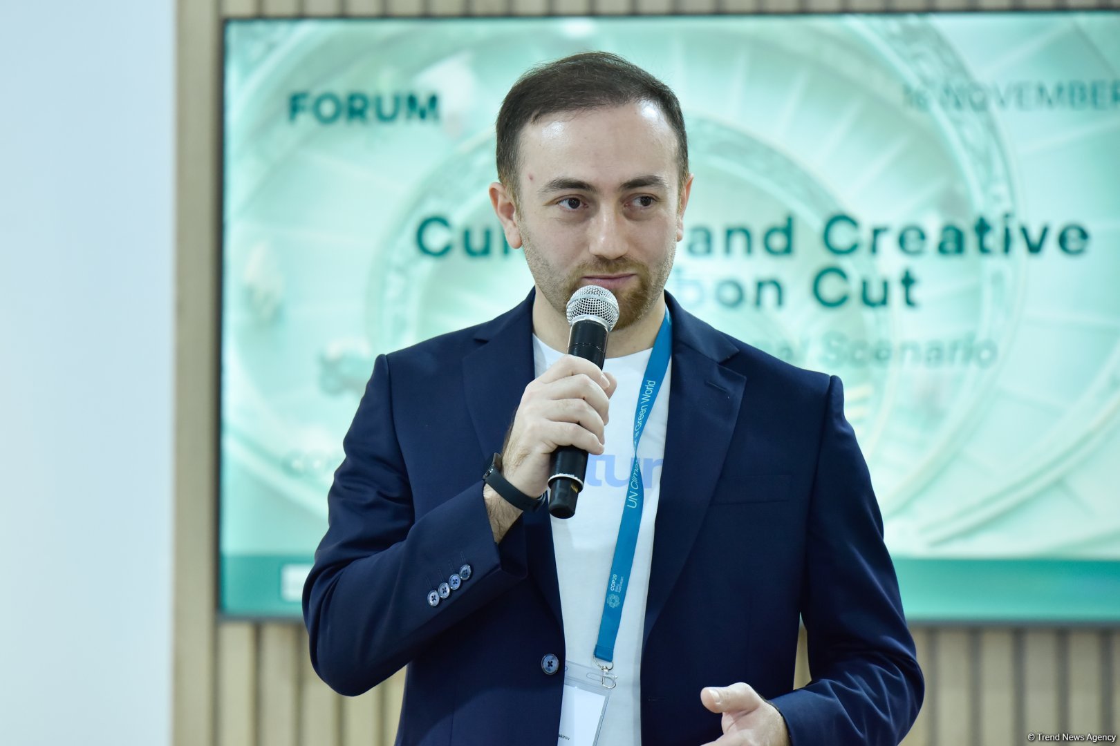 На COP29 состоялся форум под названием "Культурное и креативное сокращение выбросов углерода: Международный сценарий"