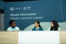 Фоторепортаж с восьмого дня COP29 в Баку