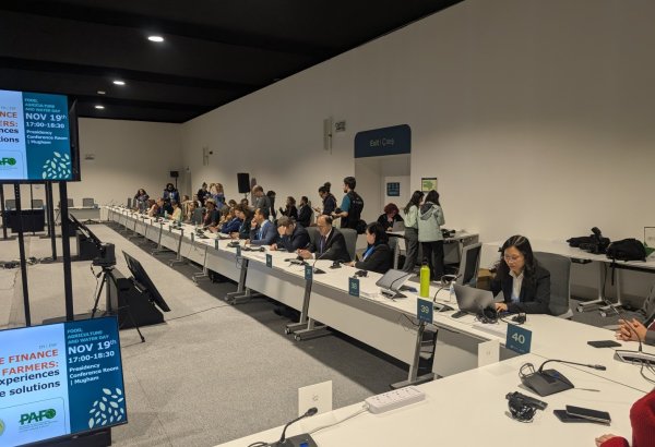 COP29 hosts panel debates on increasing climate finance for farmers (PHOTO)
