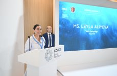 Вице-президент Фонда Гейдара Алиева Лейла Алиева приняла участие в панельных дискуссиях о морских обитателях в рамках COP29 (ФОТО)