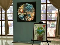 В Гянджинской филармонии открылась выставка "Голос природы", посвященная COP29 (ФОТО)