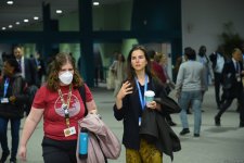 Фоторепортаж с девятого дня COP29 в Баку