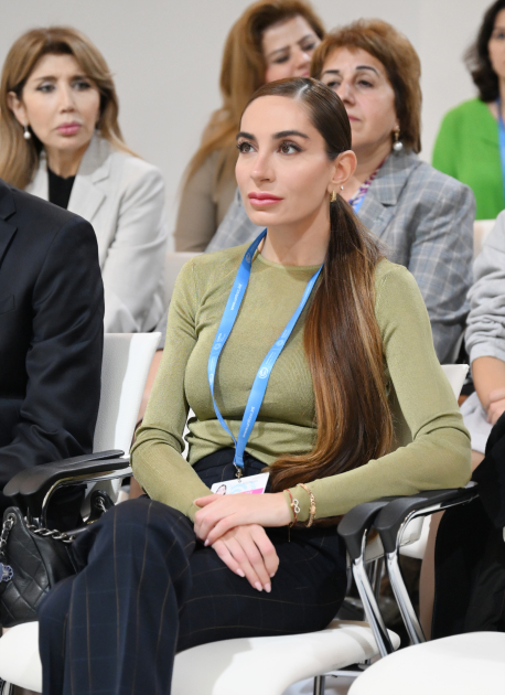 Вице-президент Фонда Гейдара Алиева Лейла Алиева приняла участие в панельных дискуссиях о морских обитателях в рамках COP29 (ФОТО)