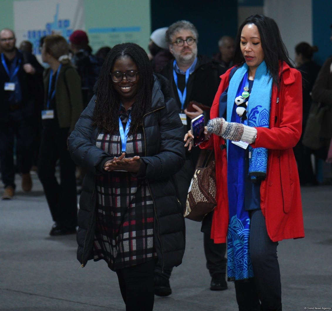 Фоторепортаж с девятого дня COP29 в Баку