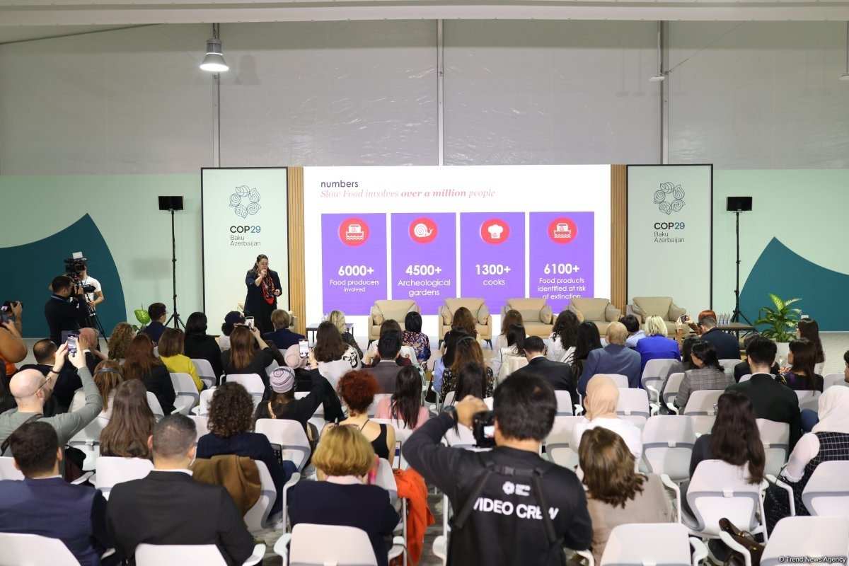 На COP29 прошла панельная дискуссия на тему "Slow Food" (ФОТО)