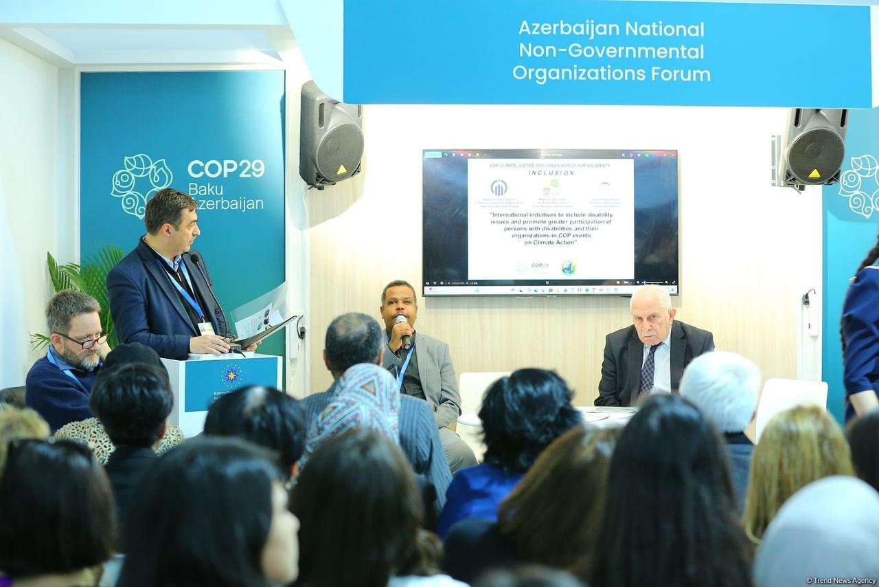На COP29 прошло мероприятие на тему "Инклюзивность во имя "зеленого" мира" (ФОТО)