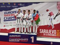 Азербайджанский тхэквондист завоевал бронзовую медаль на чемпионате Европы (ФОТО)