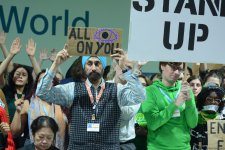 В рамках COP29 прошла акция с требованием увеличения климатического финансирования (ФОТО)