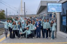 В Азербайджанском железнодорожном музее прошла встреча с волонтерами COP29 и АЖД (ФОТО)