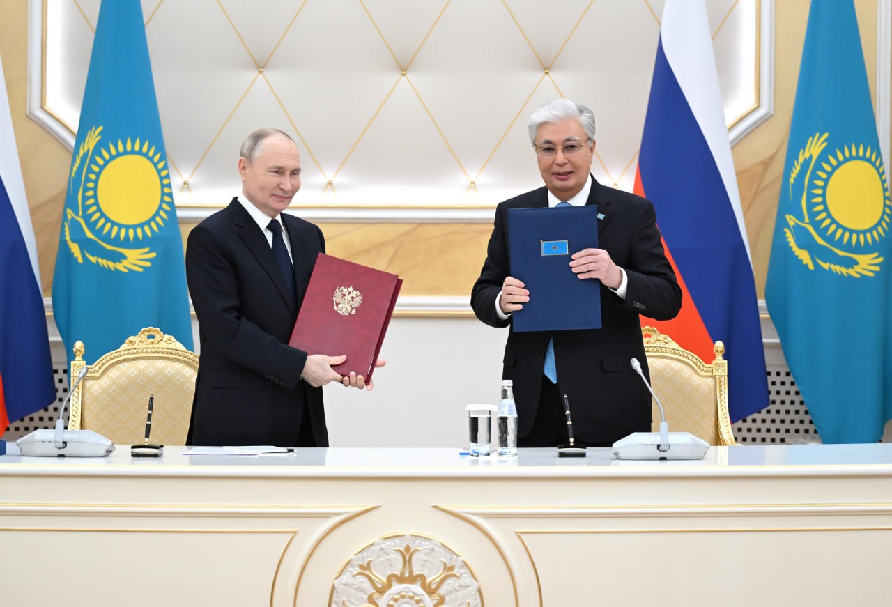 Казахстан и Россия намечают новые пути для совместного развития в ключевых областях - визит Президента Путина в Астану