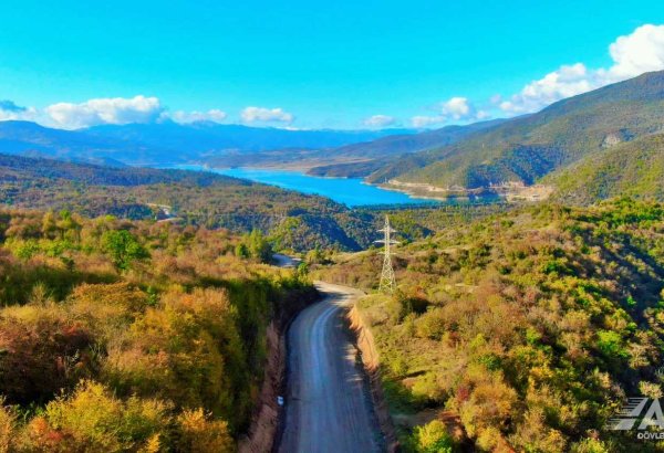 Azerbaijan goes on with Sugovushan-Sarsang-Gozlukorpu-Kalbajar road raising (PHOTO/VIDEO)