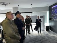 Военные атташе посетили «Азеркосмос» (ФОТО)