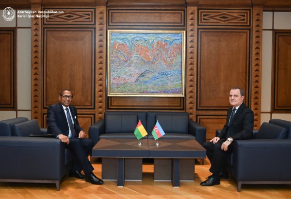 Azerbaijani FM meets with his counterpart from Guinea-Bissau