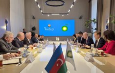 Состоялись переговоры между "Азерэнержи" и компанией bp (ФОТО)