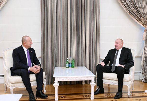 President Ilham Aliyev receives former Turkish FM Mevlüt Çavuşoğlu (PHOTO/VIDEO)